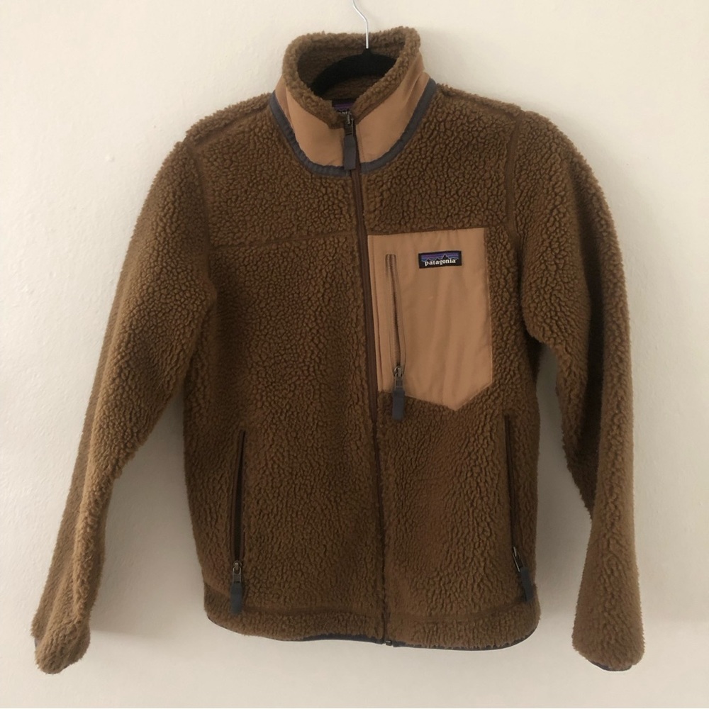 Patagonia Women’s CLASSIC RETRO-X FLEECE JACKET Owl Brown Size Small